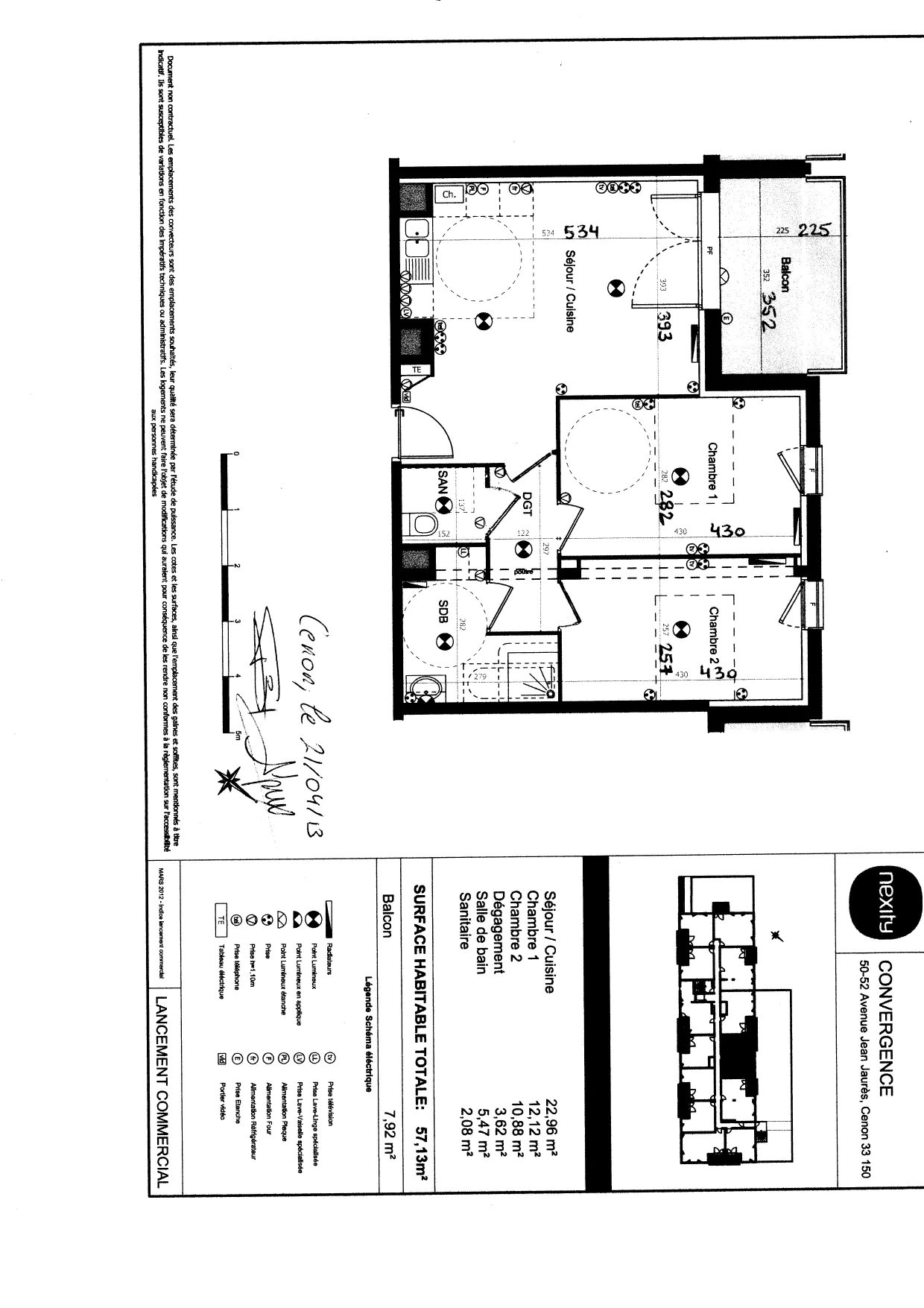 Photo 2 - Appartement T3 57.13m² à Cenon
